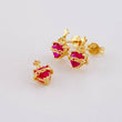 Topos Set Sagrado Corazon 2.7g / 11.2mm Oro Amarillo 18K