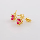 Topos Set Sagrado Corazon 2.7g / 11.2mm Oro Amarillo 18K
