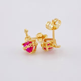 Topos Set Sagrado Corazon 2.7g / 11.2mm Oro Amarillo 18K