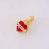 Herraje Sagrado Corazon 0.8g / 1cm Oro Amarillo 18K
