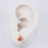 Topos Set Sagrado Corazon 2.65g / 11.2mm Oro Amarillo 18K