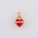 Topos Set Sagrado Corazon 2.6g / 11.2mm Oro Rosa 18K