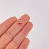 Topos Set Sagrado Corazon 2.6g / 11.2mm Oro Rosa 18K