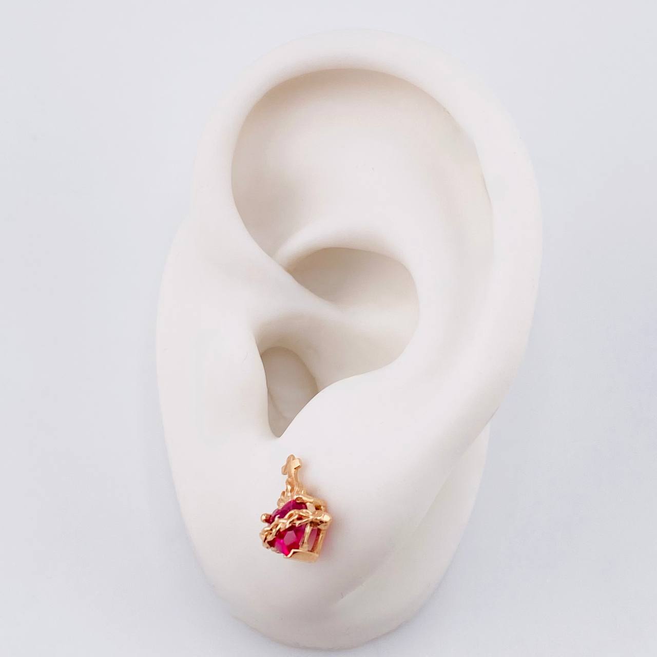 Topos Set Sagrado Corazon 2.55g / 11.2mm Oro Rosa 18K