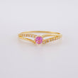 Anillo Solitario Entrelazado 1.05g / T5 Oro Amarillo 18K