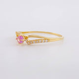 Anillo Solitario Entrelazado 1.2g / T6 1/2 Oro Amarillo 18K