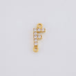 Herraje Letra F Tupida 0.35g / 1cm Oro Amarillo 18K
