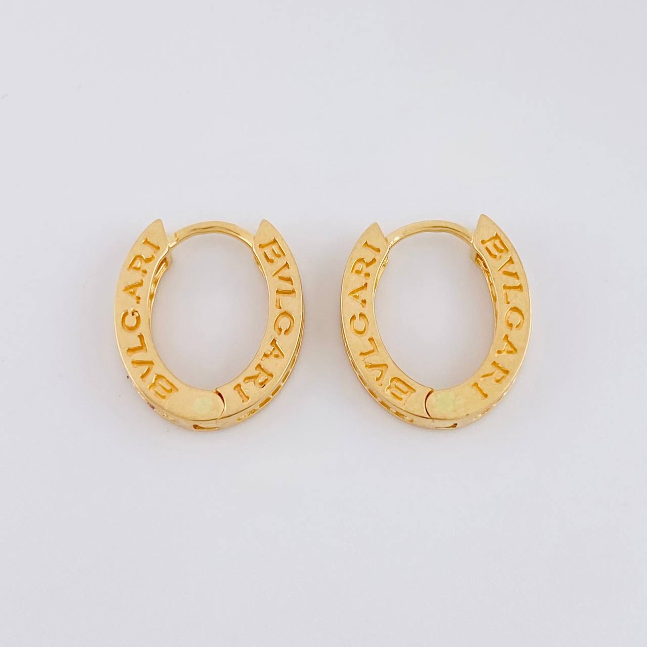 Candongas Carril Bv Ovalada Tupida 4.4g / 1.5cm Oro Amarillo 18K