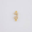 Herraje Letra J Tupida 0.4g / 1cm Oro Amarillo 18K