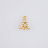 Herraje Letra A Tupida 0.45g / 0.9cm Oro Amarillo 18K