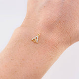 Herraje Letra A Tupida 0.45g / 0.9cm Oro Amarillo 18K