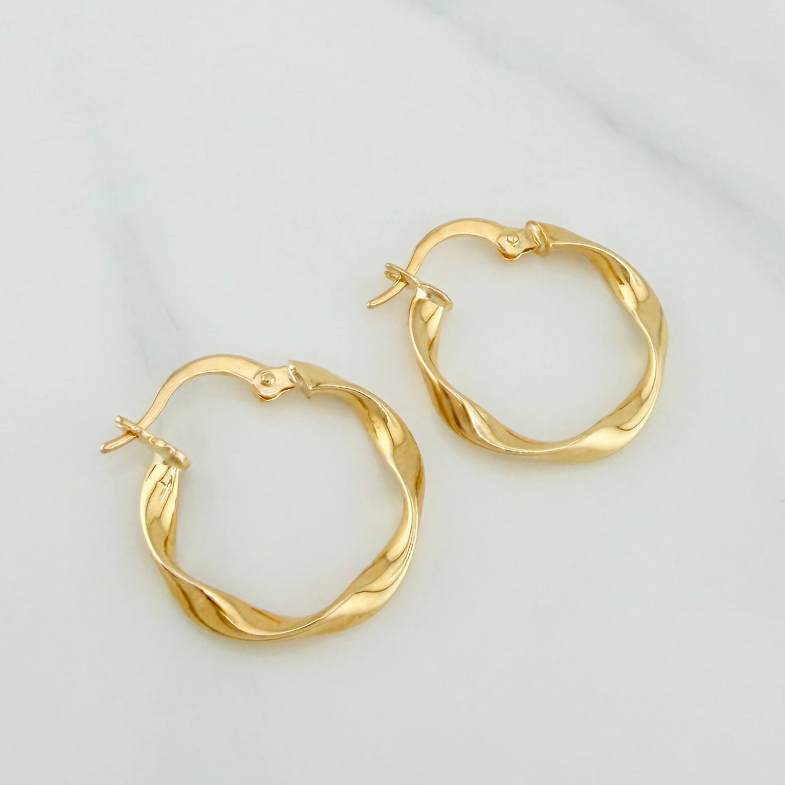 Candongas Asby 1.4 g / 2 cm Oro Amarillo 18K