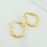 Candongas Derek 1.9 g / 2 cm Oro Amarillo 18K