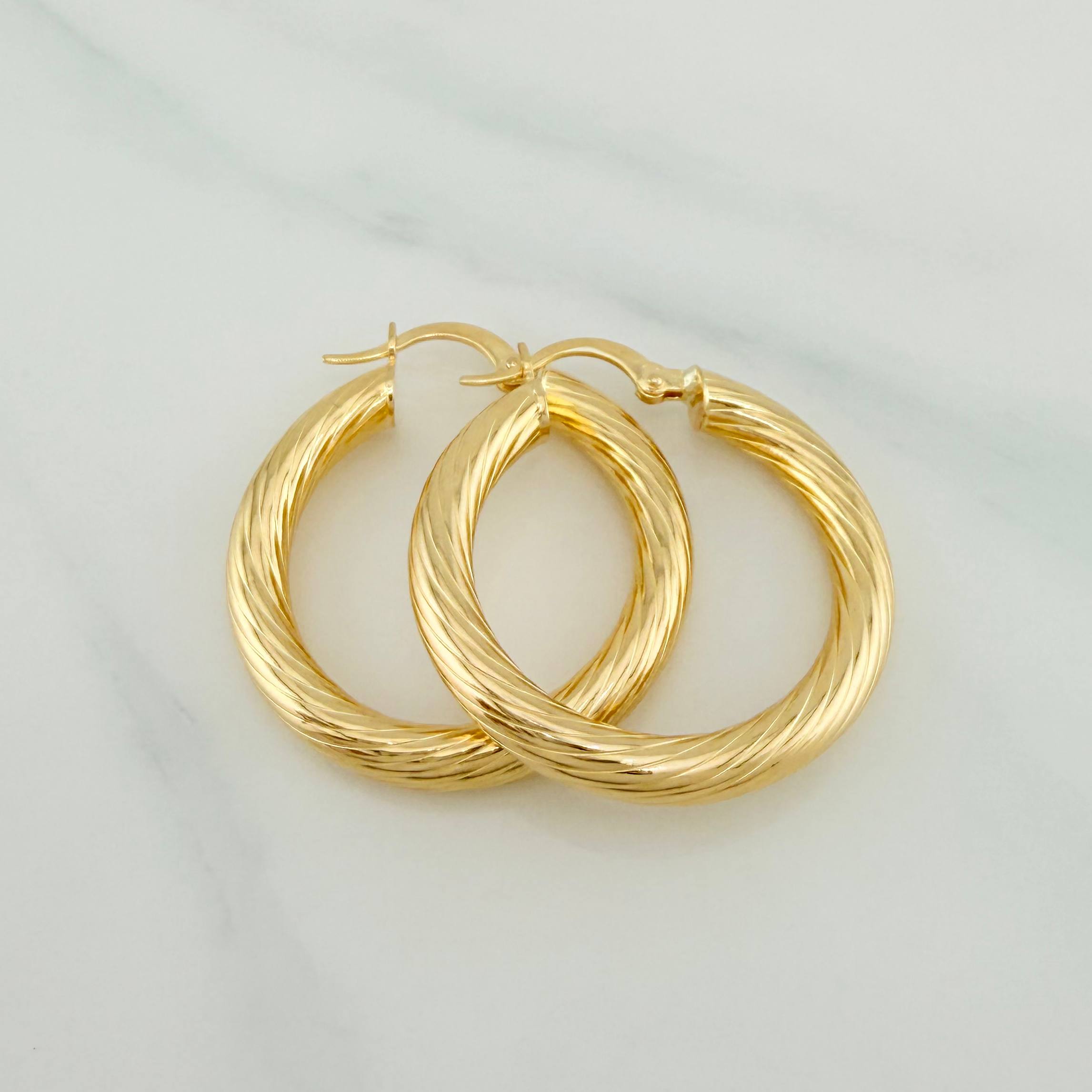 Candongas Sofi 4.2 g / 3 cm Oro Amarillo 18K