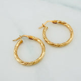 Candongas Kathe 1.6 g / 2 cm Oro Amarillo 18K