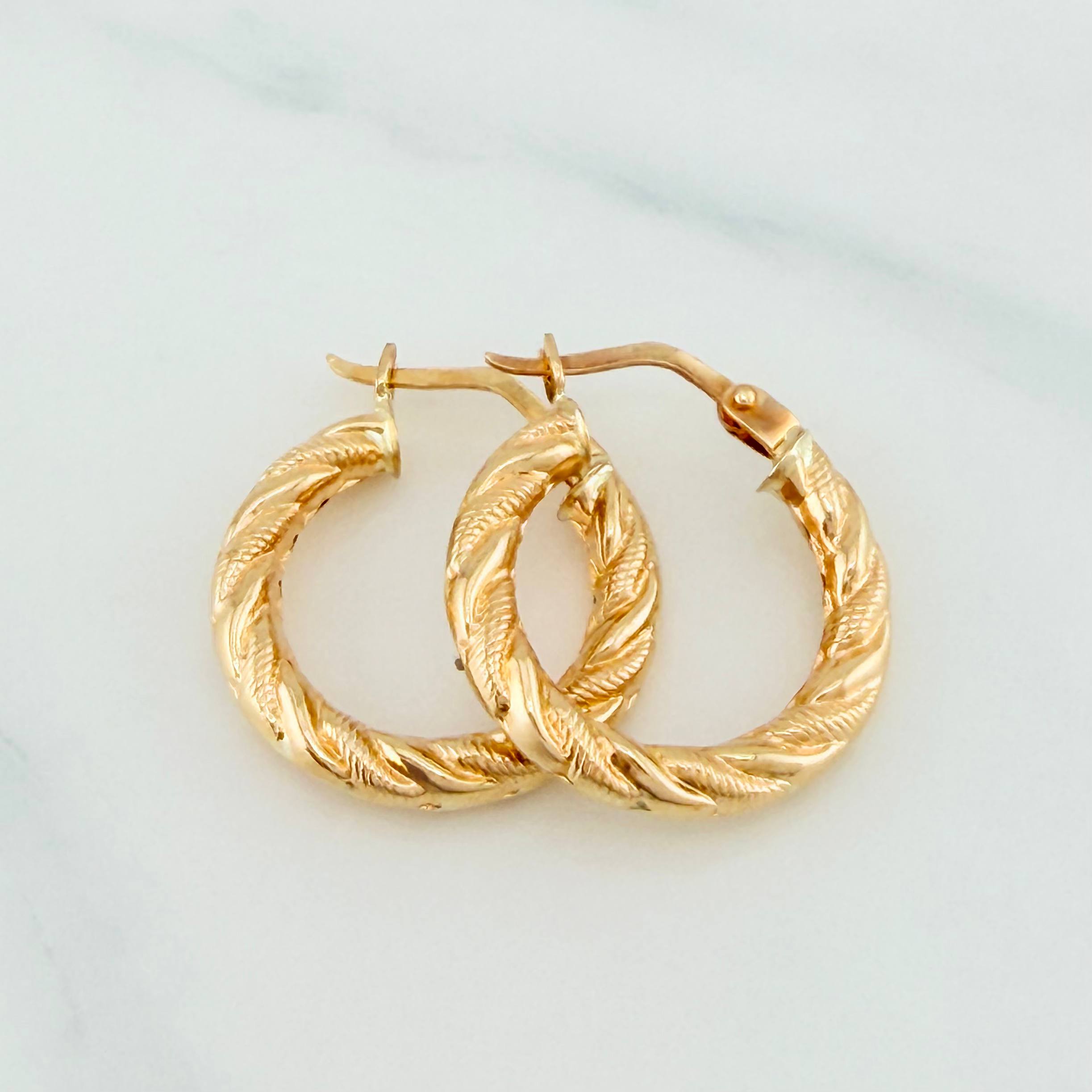 Candongas Mafe 1.9 g / 2 cm Oro Amarillo 18K