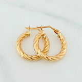 Candongas Mafe 1.9 g / 2 cm Oro Amarillo 18K