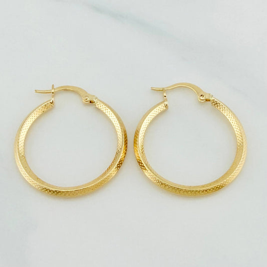 Candongas Clau 1.7 g / 2.5 cm Oro Amarillo 18K