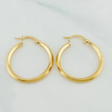 Candongas Clau 1.7 g / 2.5 cm Oro Amarillo 18K