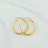 Candongas Clau 1.7 g / 2.5 cm Oro Amarillo 18K