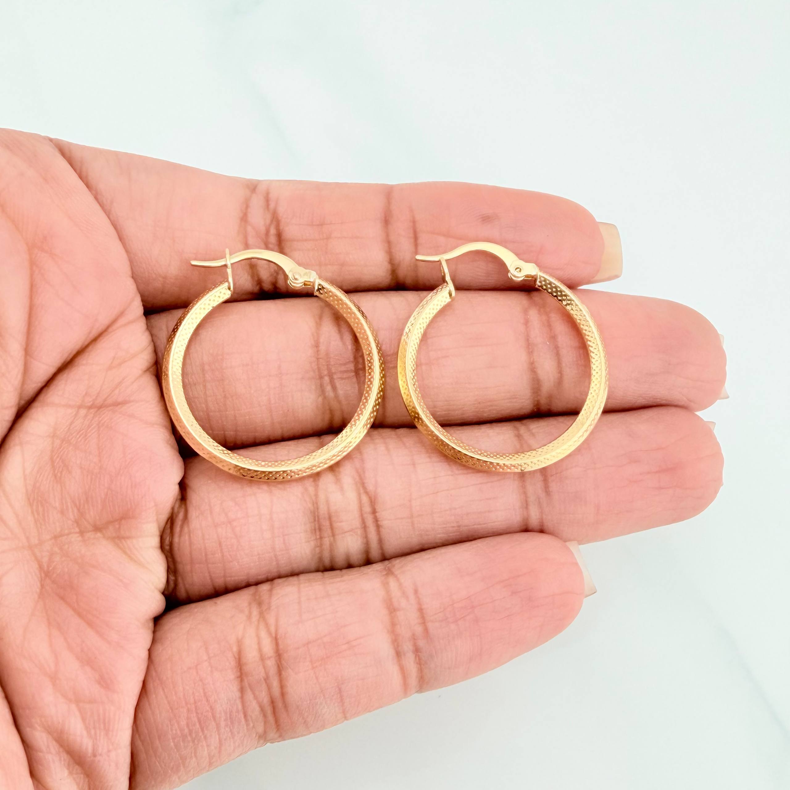 Candongas Clau 1.7 g / 2.5 cm Oro Amarillo 18K