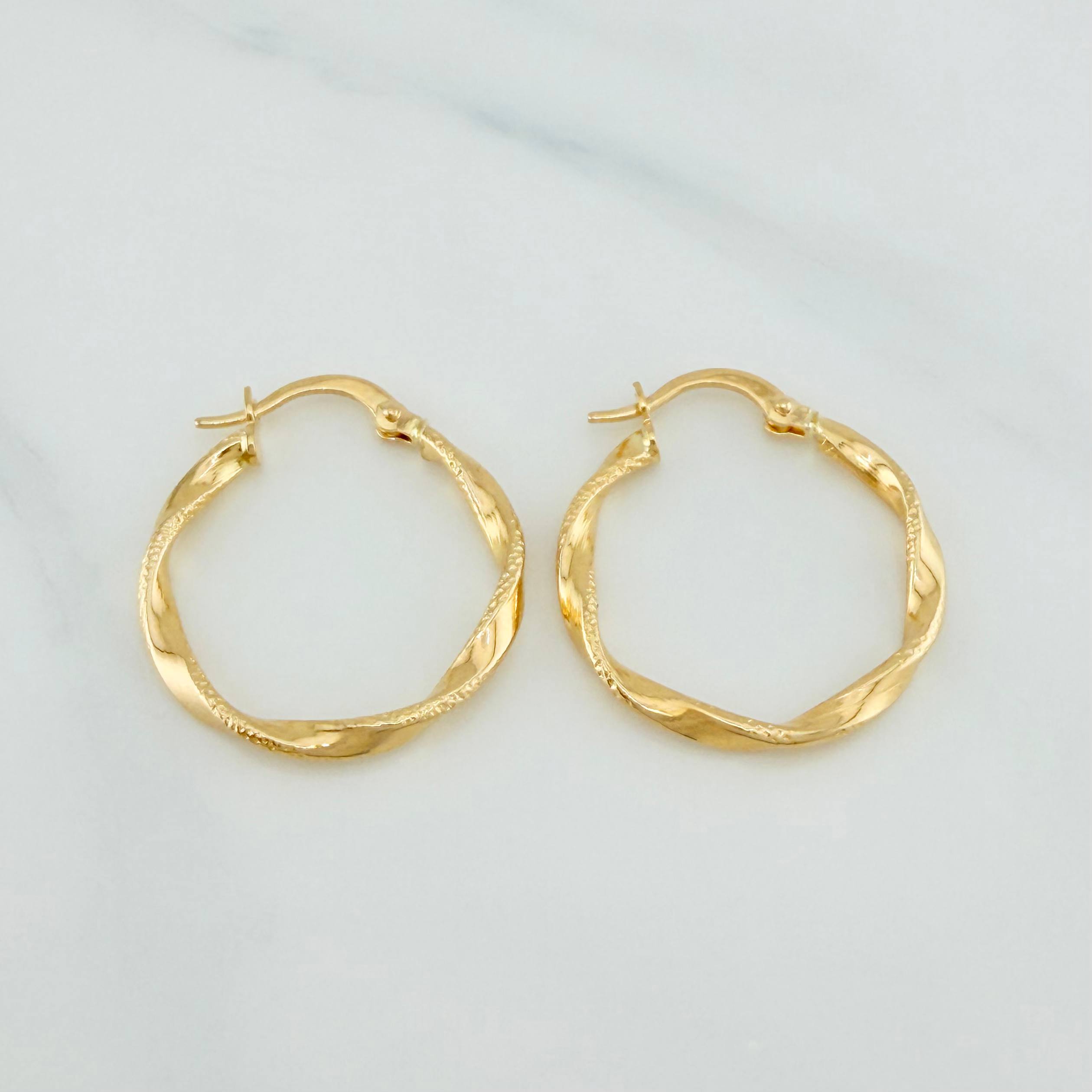 Candongas Asby 1.5 g / 2.5 cm Oro Amarillo 18K