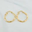 Candongas Asby 1.5 g / 2.5 cm Oro Amarillo 18K