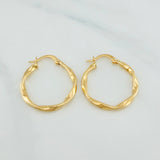 Candongas Asby 1.5 g / 2.5 cm Oro Amarillo 18K