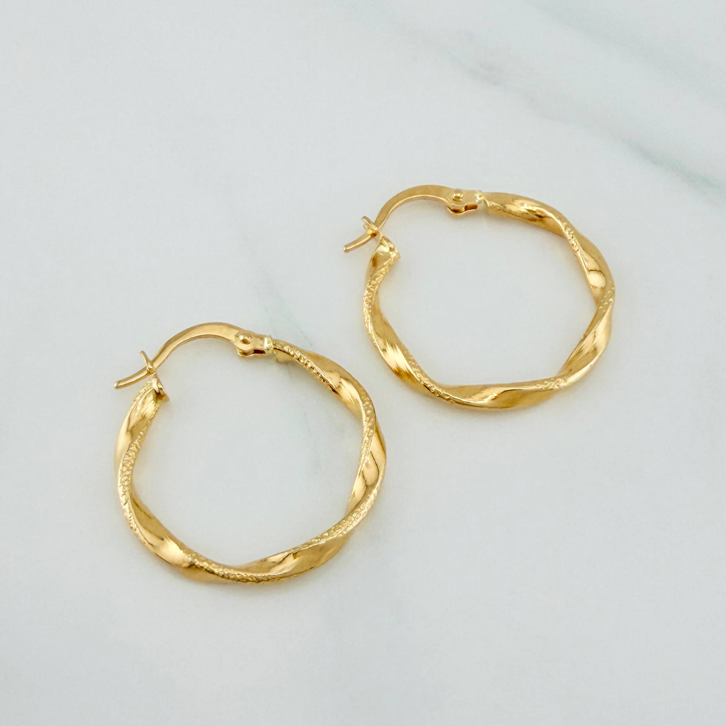 Candongas Asby 1.5 g / 2.5 cm Oro Amarillo 18K