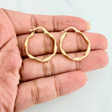 Candongas Asby 1.5 g / 2.5 cm Oro Amarillo 18K
