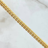 Pulso Ice 11.45gr / 21.5cm / Oro Amarillo +4 18K ©