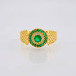 Anillo Cinturón Mallado 2.3gr / T7 1/4 / Oro Amarillo 18K *