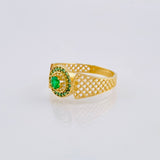 Anillo Cinturón Mallado 2.3gr / T7 1/4 / Oro Amarillo 18K *