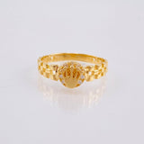 Anillo Correa Corona 2.5gr / T6 3/4 / Oro Amarillo 18K *