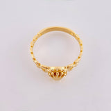 Anillo Correa Corona 2.5gr / T6 3/4 / Oro Amarillo 18K *