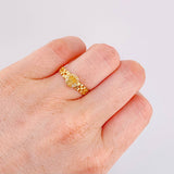 Anillo Correa Corona 2.5gr / T6 3/4 / Oro Amarillo 18K *