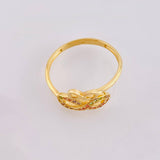 Anillo Duo Infinito 2.2gr / T7 1/2 / Oro Amarillo 18K