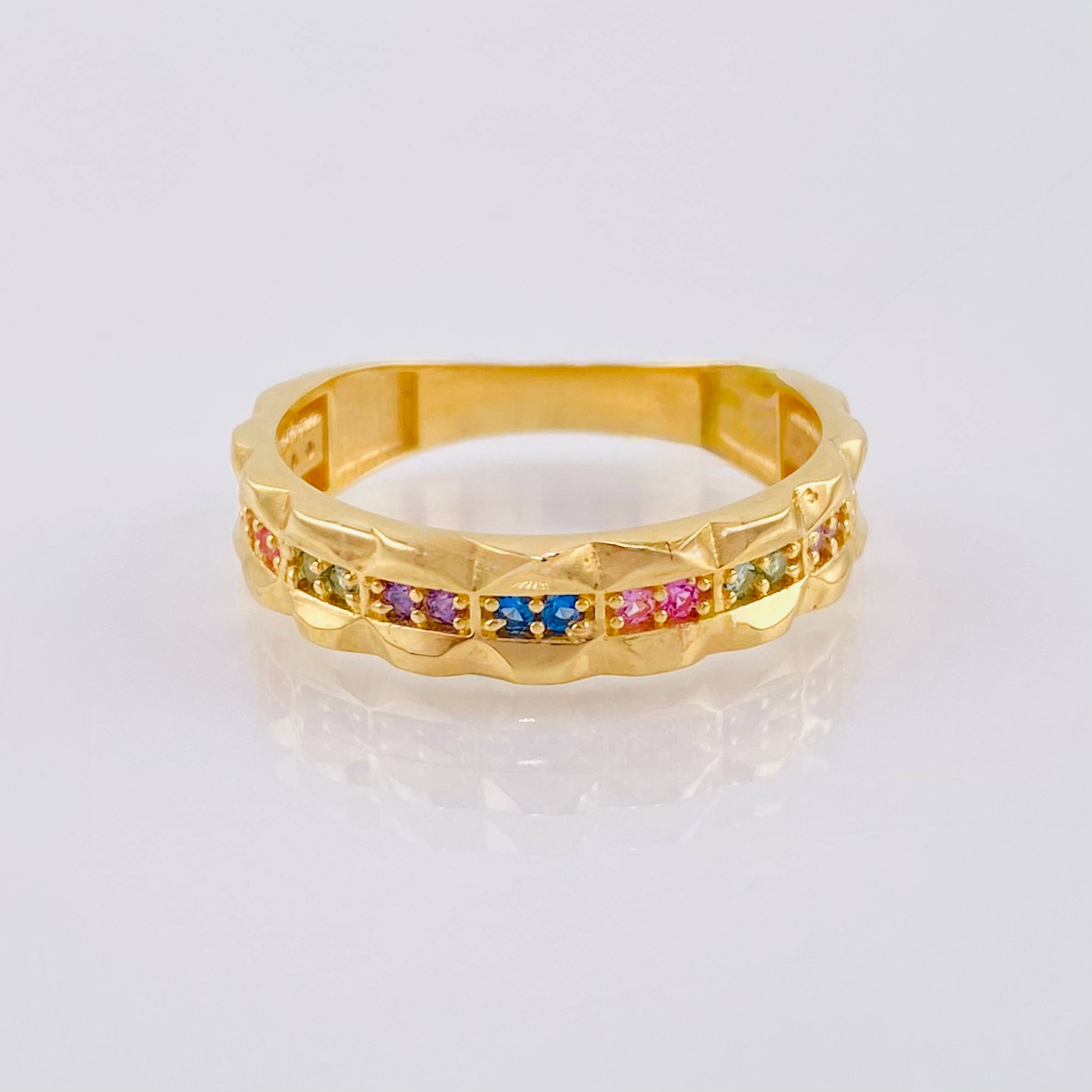 Anillo Linea Imperial 2.7gr / T7 / Oro Amarillo 18K *