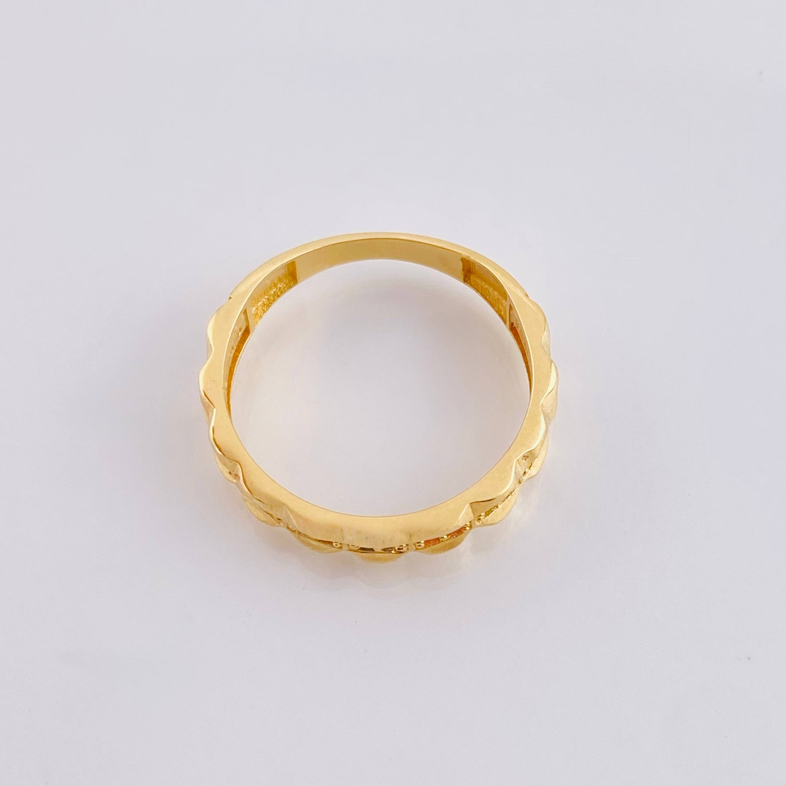 Anillo Linea Imperial 2.7gr / T7 / Oro Amarillo 18K *