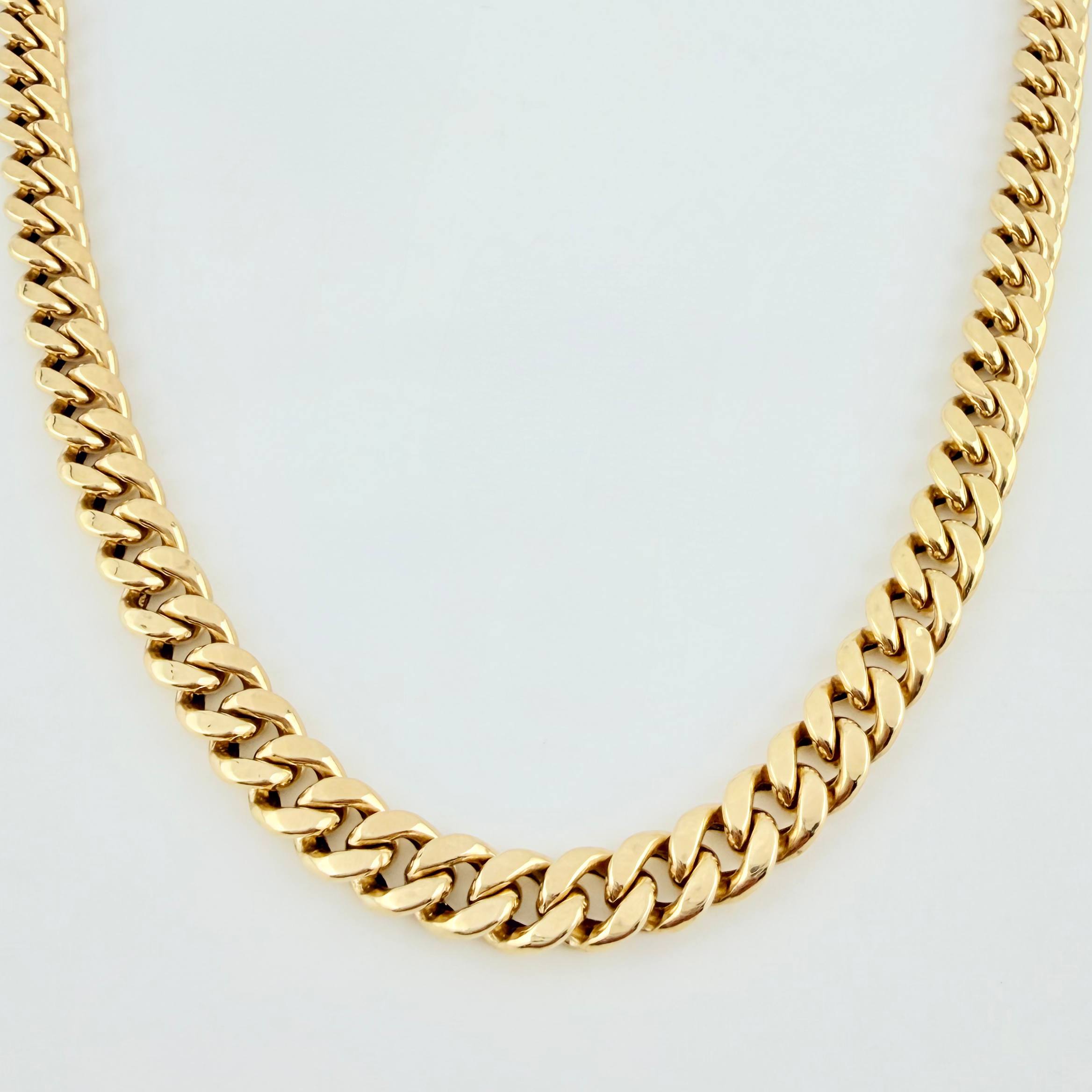 Cadena Cubana 13.25gr / 62.5cm / 6.1mm Oro Amarillo +1 18K (Oferta) *
