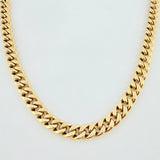 Cadena Cubana 13.25gr / 62.5cm / 6.1mm Oro Amarillo +1 18K (Oferta) *