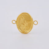 Herraje San Miguel Arcangel 0.95gr / 1.5cm-Oro Amarillo 18K