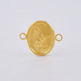 Herraje San Miguel Arcangel 0.95gr / 1.5cm / Oro Amarillo 18K *