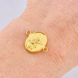 Herraje San Miguel Arcangel 0.95gr / 2cm / Oro Amarillo 18K ©