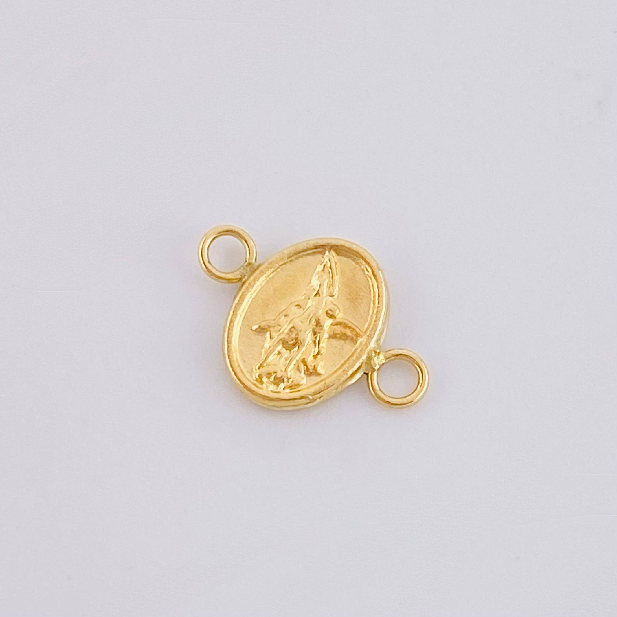 Herraje San Miguel 0.5gr / 1.2cm / Oro Amarillo 18K