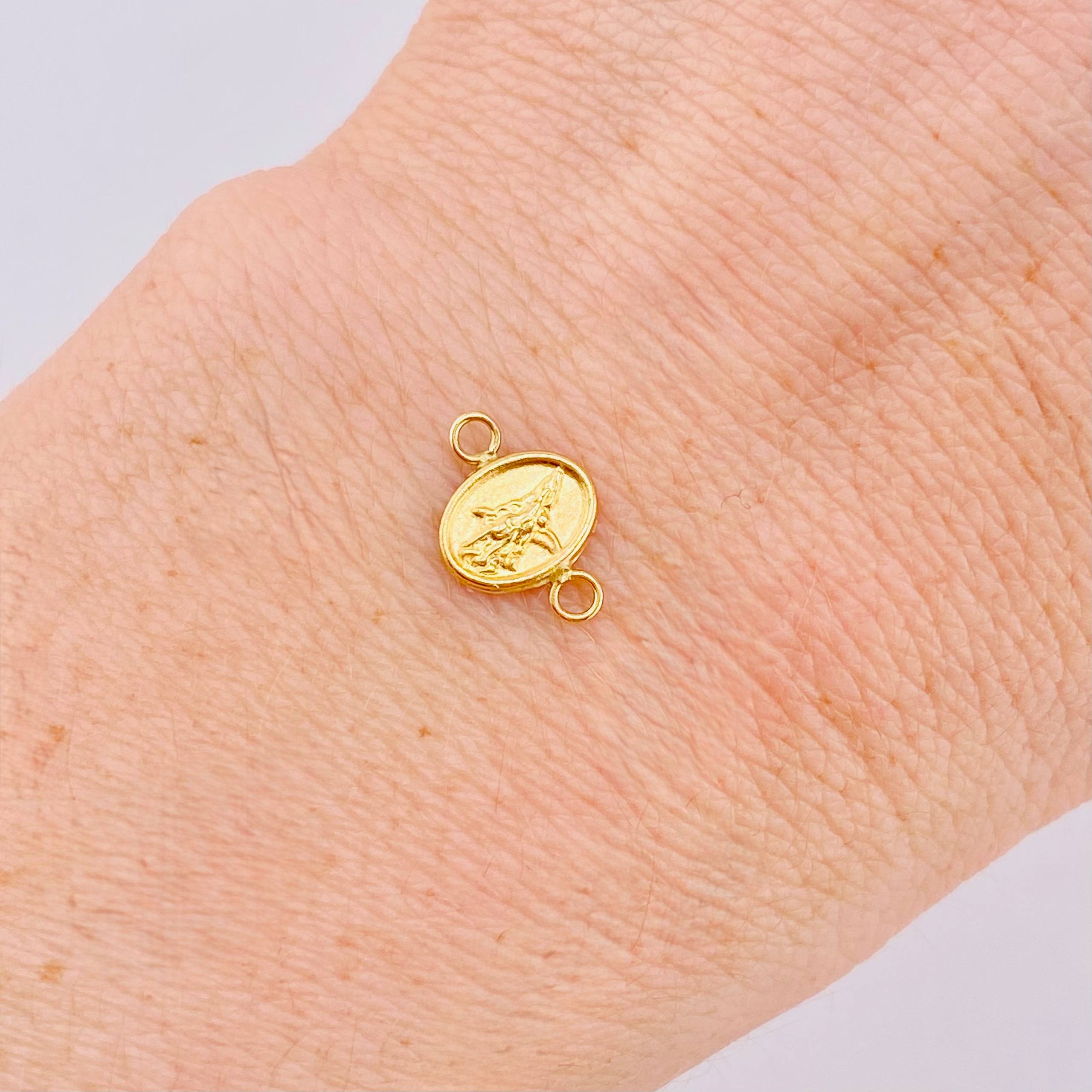 Herraje San Miguel 0.5gr / 1.2cm / Oro Amarillo 18K
