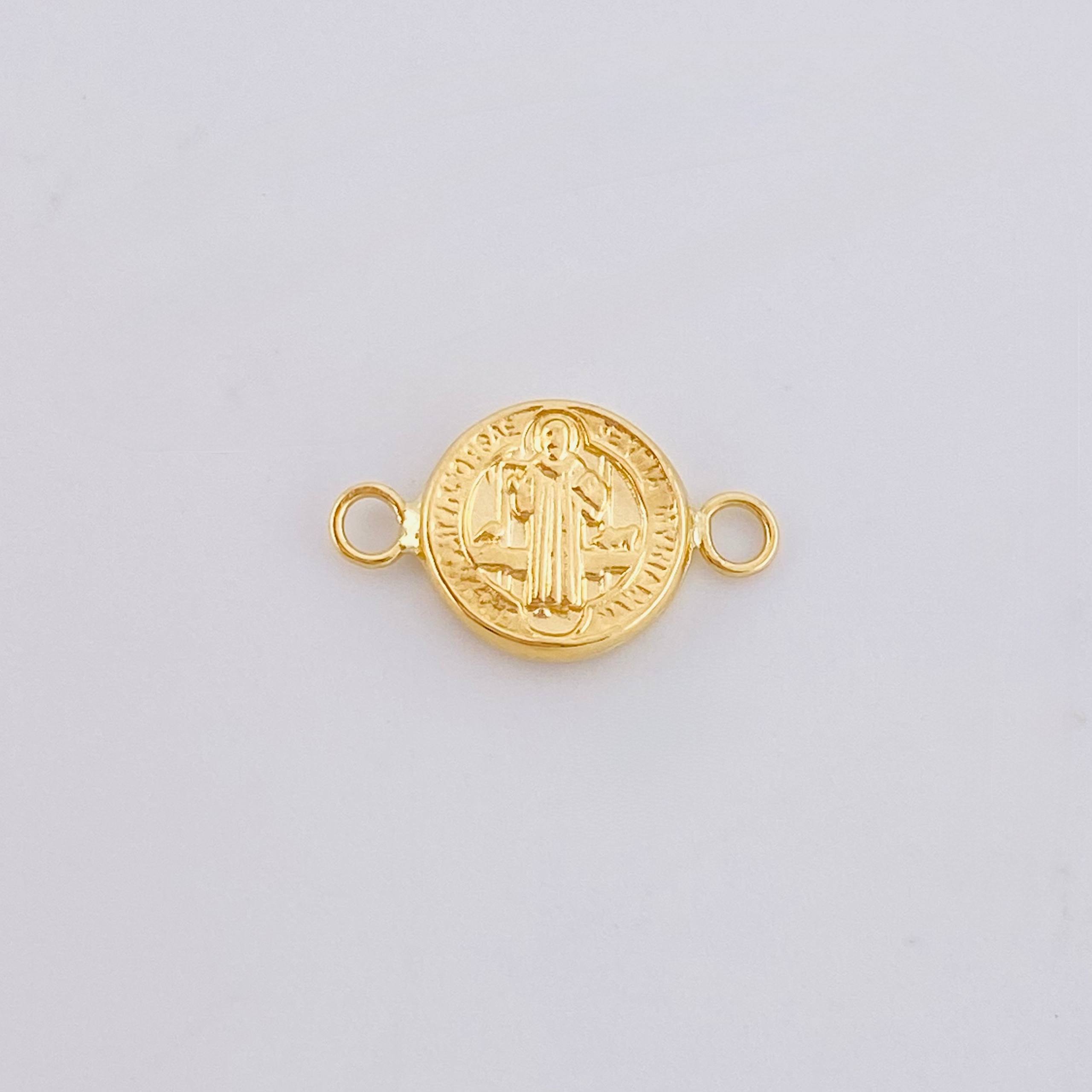 Herraje San Benito 0.3gr / 1.04cm-Oro Amarillo 18K