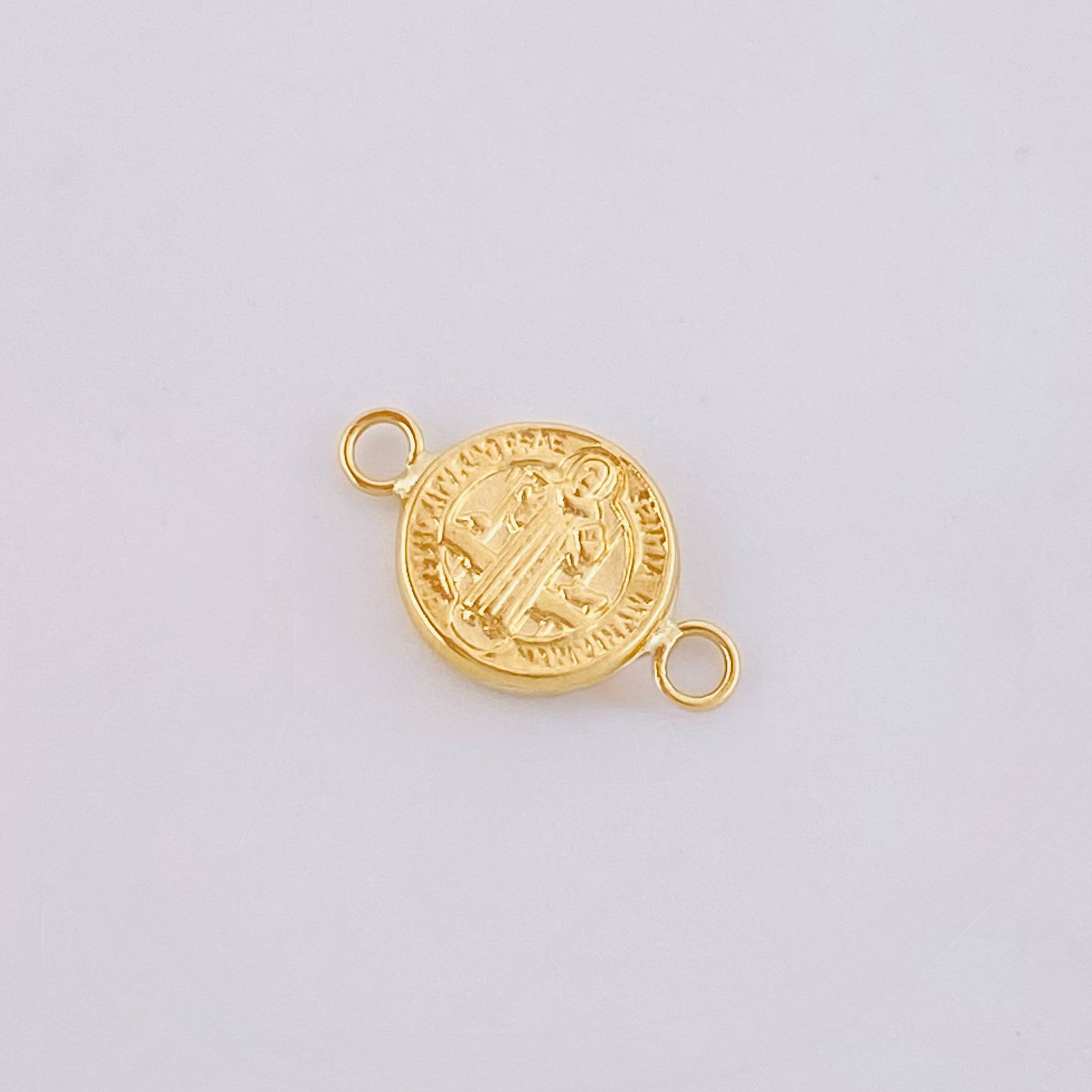 Herraje San Benito 0.55gr / 1.5cm-Oro Amarillo 18K
