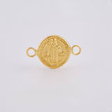 Herraje San Benito 0.3gr / 1.4cm / Oro Amarillo 18K *