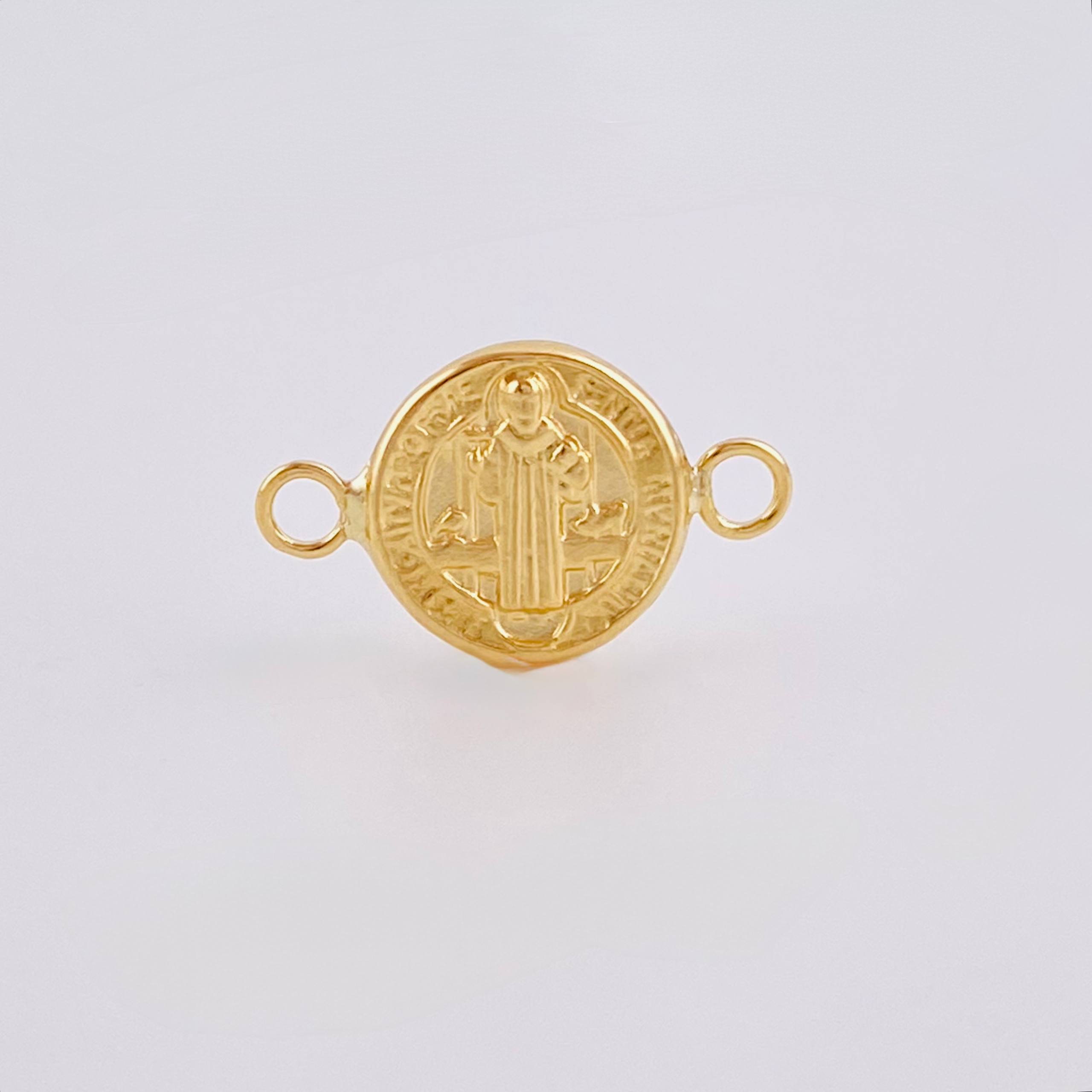 Herraje San Benito 0.3gr / 1.04cm-Oro Amarillo 18K